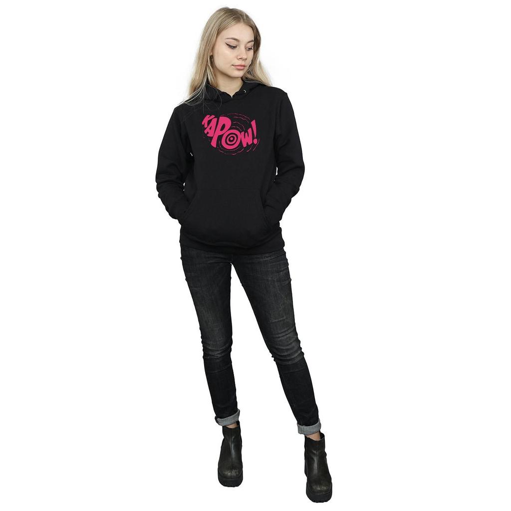 DC Comics Womens/Ladies Batman TV Series Kapow Hoodie