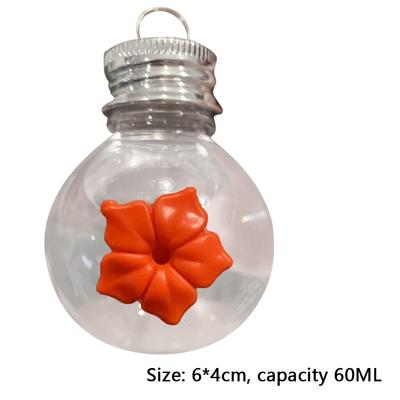 Plastic Bird Water Feeder Handheld Flower/Star Hummingbird Feeder Bottle