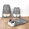 Non-Woven Shoes Bag Waterproof Dustproof Travel Bag Portable Drawstring Bag For Shoes Storage
