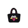 Whimsical Biscuit Plush Tote Bag And Keychain Adorable Keychain Pendant Kids For