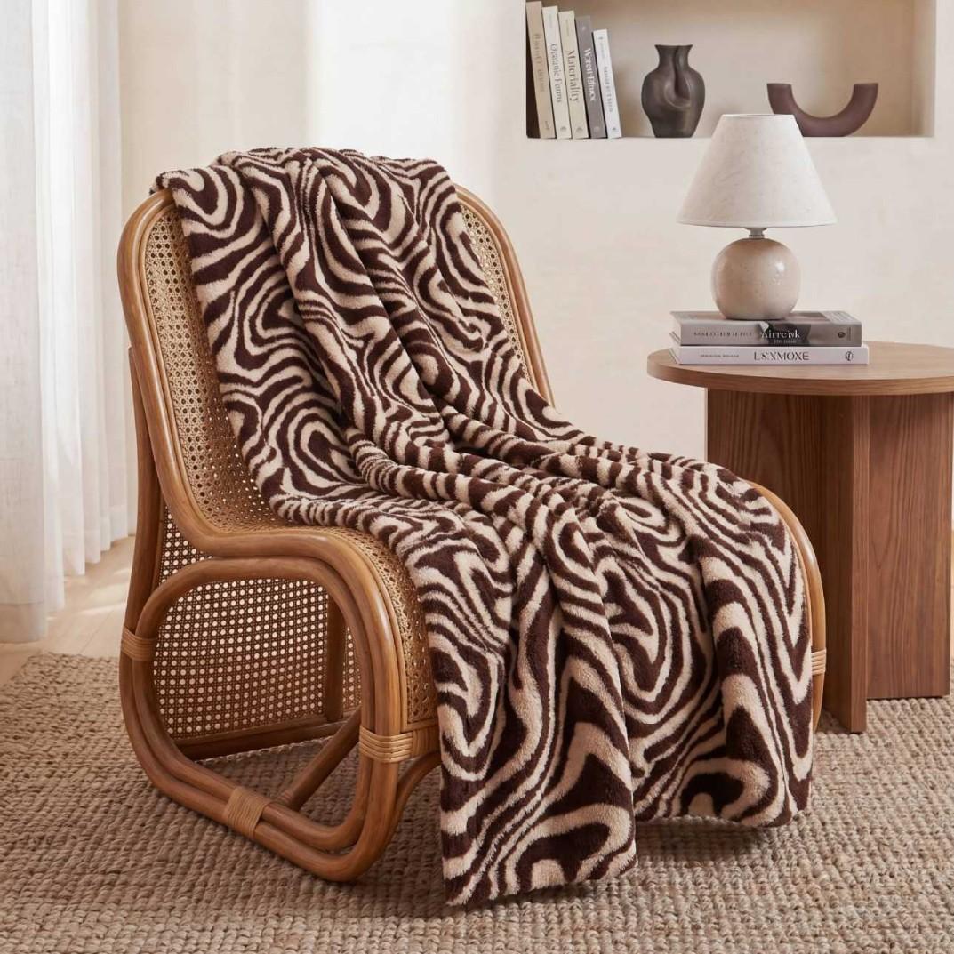 Thickened Blanket, Retro Loop Velvet Blanket, Dormitory Nap Blanket, Office Blanket, Machine Washable