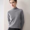 Women's 100% Pure Cashmere Sweater - Solid Color, Versatile & Warm Knit Base Layer.