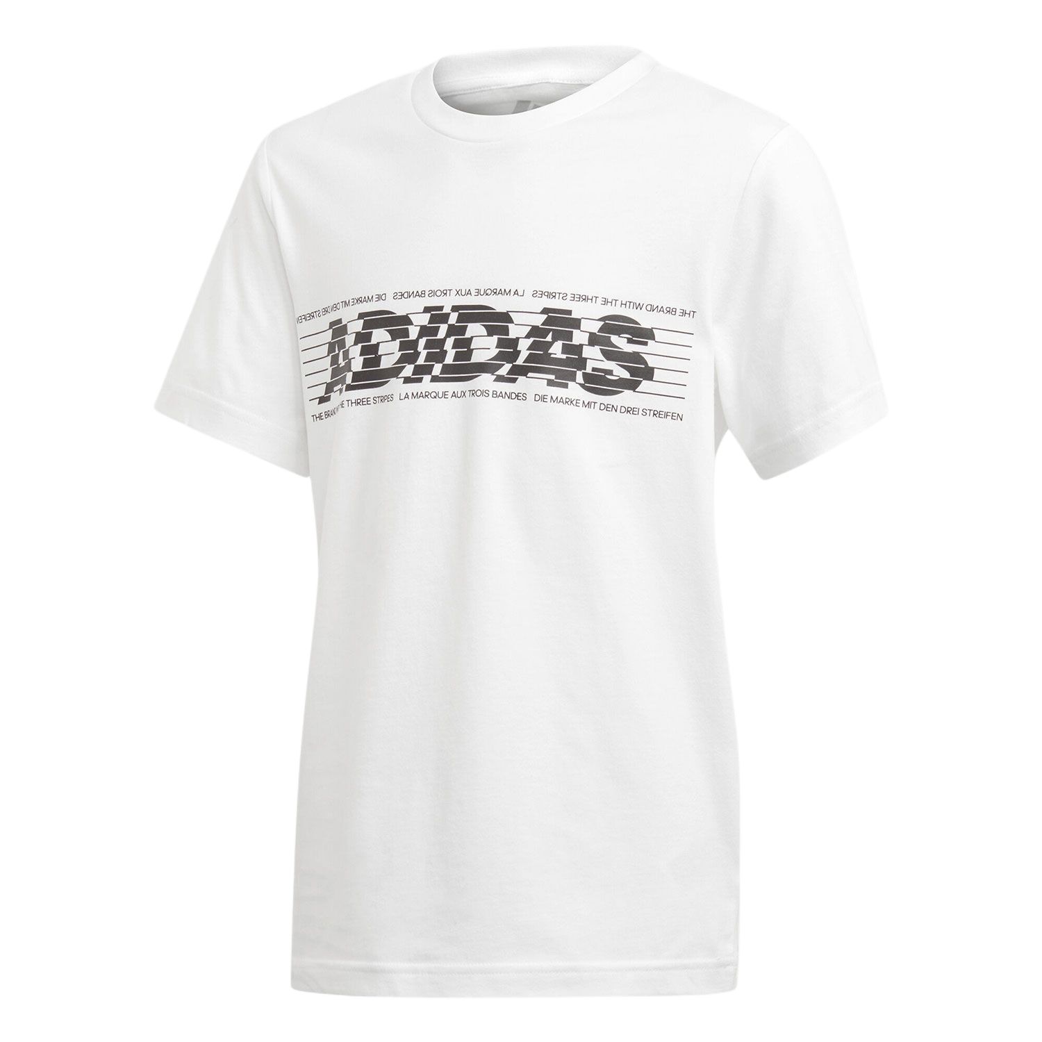 Adidas Kids T Shirts Crew Neck Moderate ED7244 152