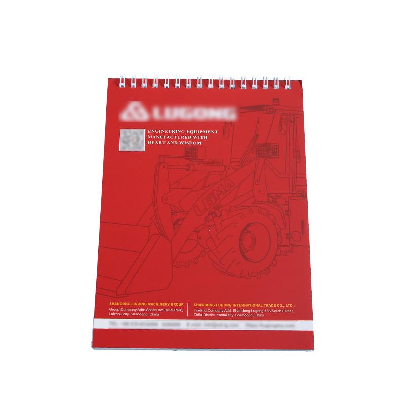 Student Top-Flip Coil Notebook with Lined Pages and Thickened Sticky Notes