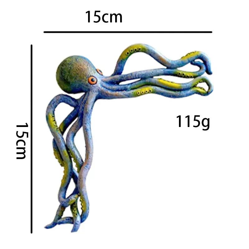 

Новый трендовый стиль Новое украшение для дома Слон Осьминог Украшения из смолы Простые современные поделки из смолы Украшения из смолы Octopus