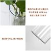 Guluto Vase Unbreakable Transparent Flower Base Acrylic Stylish Elegant Large Interior Flower Vase Hydroponics Ikebana Artificial Flowers Suitable for