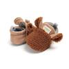 Unisex Cartoon Winter Baby Velcro Cotton Shoes, Soft Sole, Warm for Toddlers Aged 0-1 Year