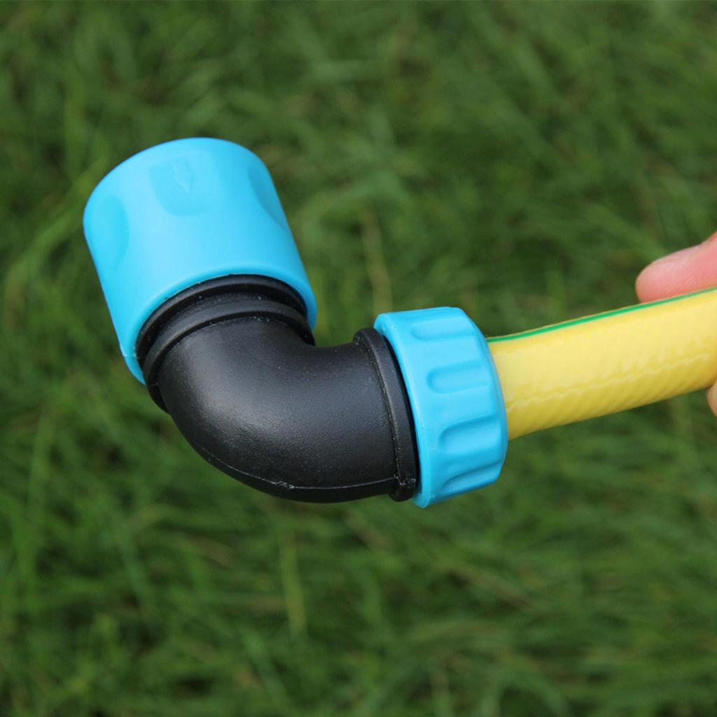 ABS Garden Water Connector Soft Water Pipe Elbow Faucet Joint Garden Irrigation Hose Rapid Connection Adapter