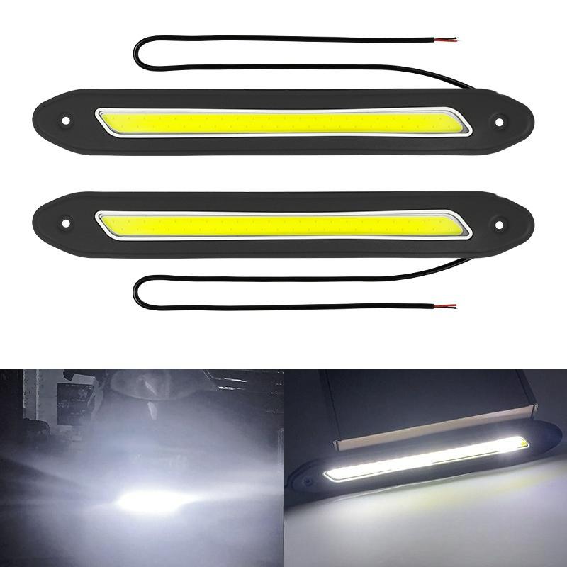 White Waterproof Flexible Silicone Highlight Auto Lamp Car Exterior Accessories Car LED Daytime Running Light DRL 2025 New