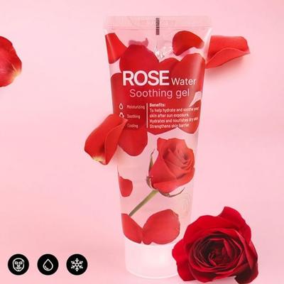 Trockene Haut MWABFVBP Sofortige Feuchtigkeitsversorgung Sanfte Inhaltsstoffe Rose Beruhigendes Gel 100ml
