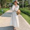 New French V-neck Long-sleeved Beautiful Dress Temperament Dress