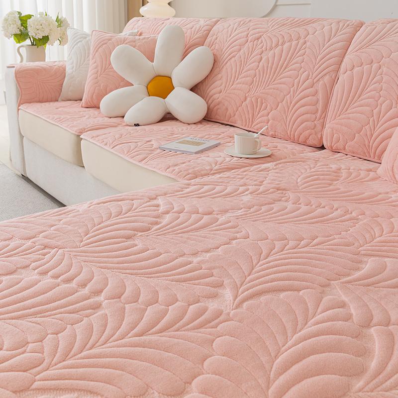 Winter Plush Sofa Cover Four Seasons Universal Non-Slip Cushion Three Seats One Art-Sofa All Wrapped Cover Universal Cover