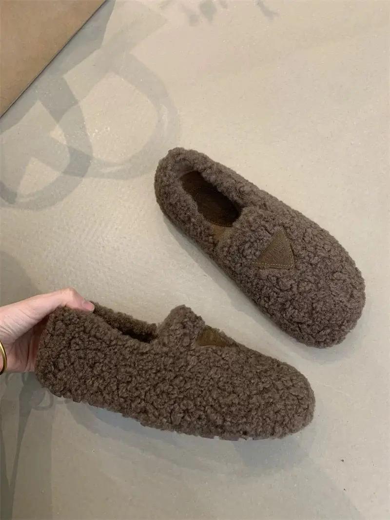 Модные женские бархатные туфли Zapatillas из хлопка — фото 8