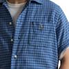 Polo Ralph Lauren Plaid Collar Button Pocket Short Sleeve Shirt Men shirts 710B14246-001
