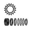 Roue Libre Monovitesse Usinée CNC pour Vélo avec Entretoises, Pignon Évidé pour Cyclistes,