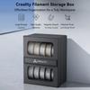 Creality Filament Storage Box with Two Tiered Rack Large Magnetic Door Design Moisture Proof and Damp Proof Capacity