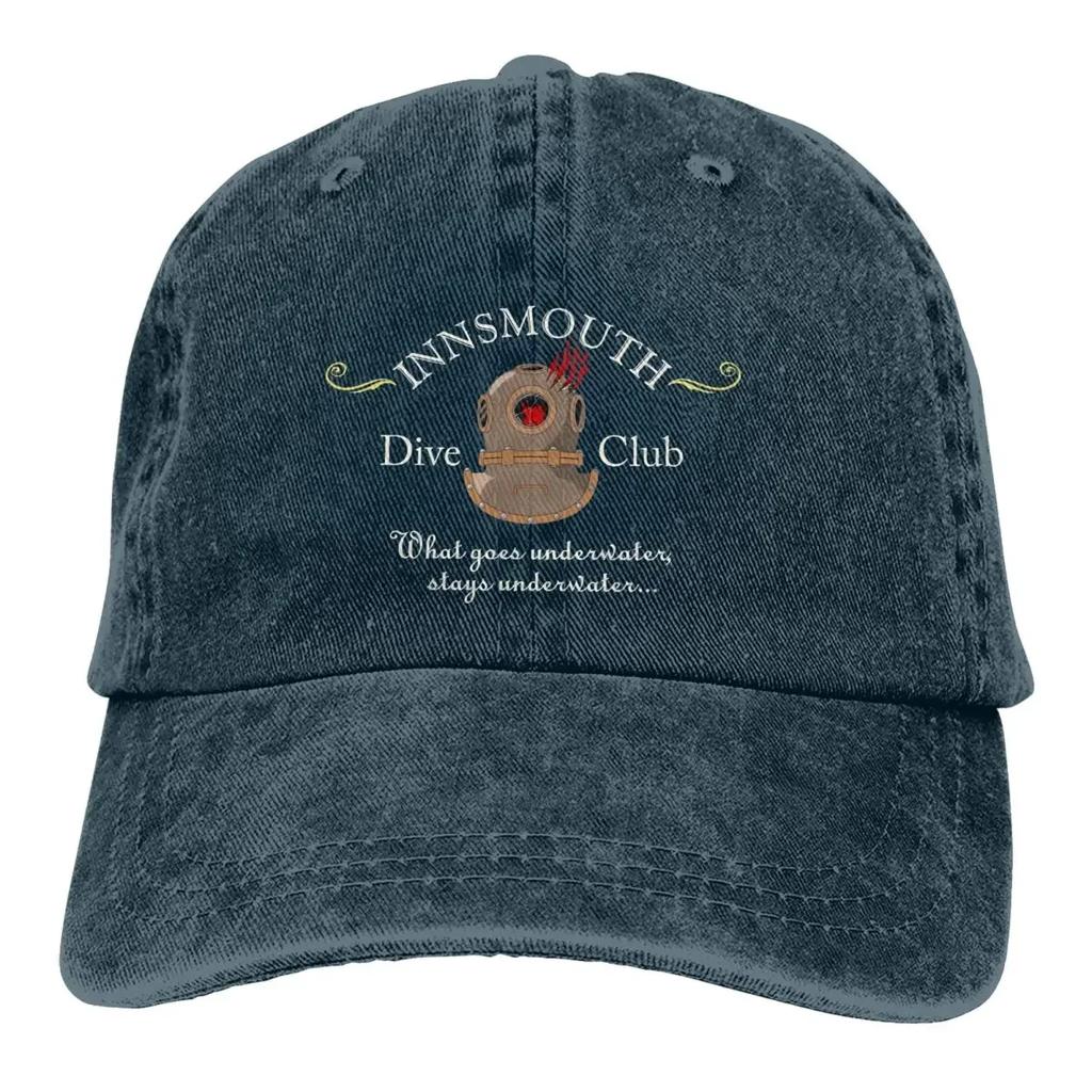 Summer Cap Sun Visor Innsmouth Club Hip Hop Caps Dive Scuba Diving Cowboy Hat Peaked Trucker Dad Hats