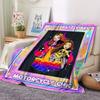 1Pc BRATZ Print Flannel Blanket, High Quality Comfortable for All Seasons, Warmth and Comfort, Perfect for Christmas Gifts