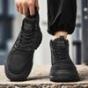 Neue Mode Herbst und Winter Herren High Top Martin Stiefel Studenten Männlich Jungen Trendy Weiche Sohle Arbeitsschuhe Arbeitsschutz Martin Sneakers