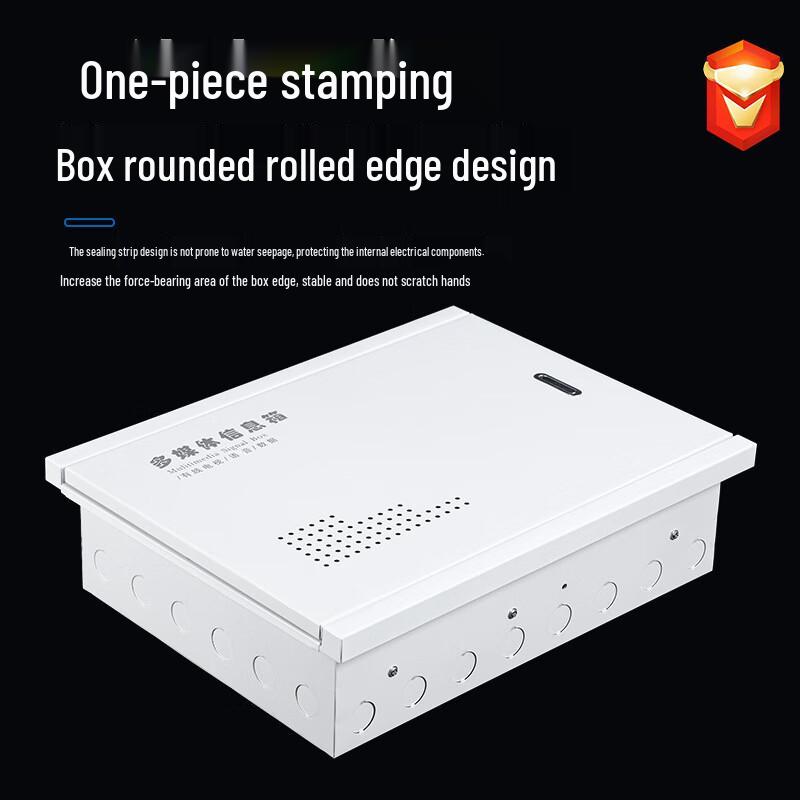 Zhuochi Home Verdeckte Glasfaser- und Elektro-Verteilerdose CN-Stecker (Adapter enthalten)