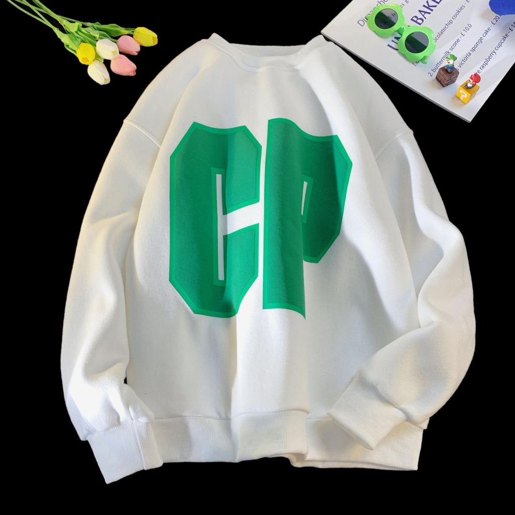 Sweater Men's New Spring and Autumn Trend Round Neck Loose Long-sleeved Printed T-shirt Bottoming Shirt Men's Top