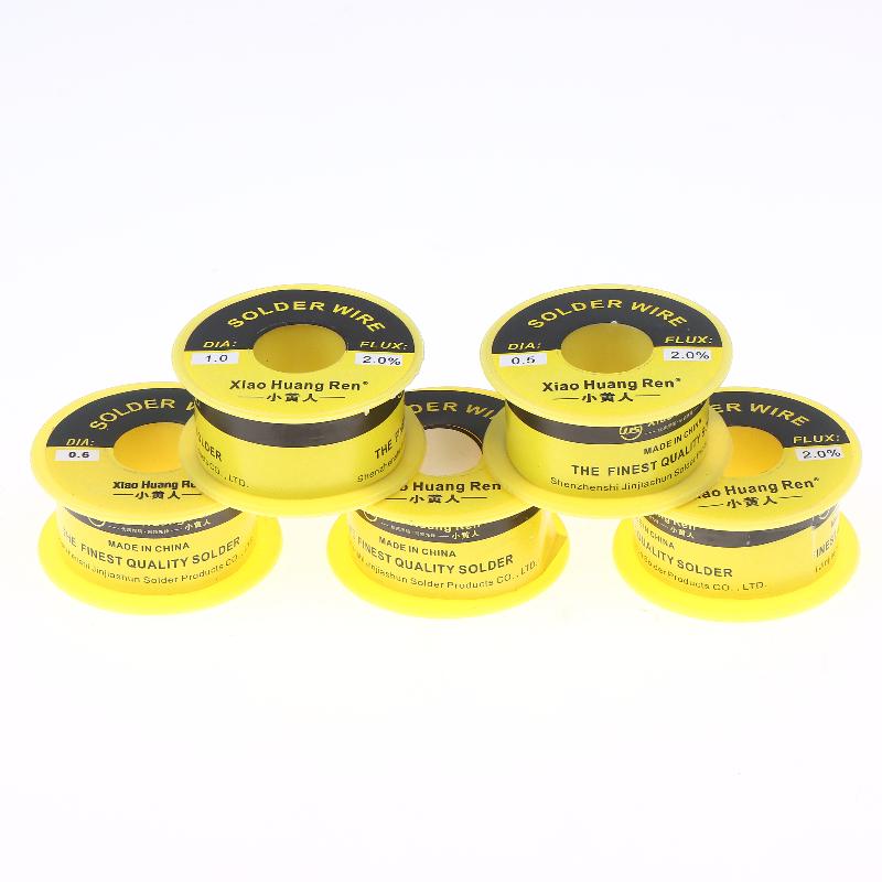 1Roll 50G Solder Wire Tin No-Clean Rosin Core 0.5-1.2Mm Welding Soldering Iron Reel Flux 2% Electronic Soldering Wire Roll