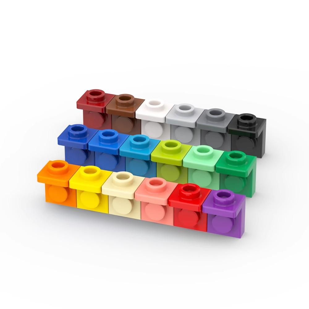 20pcs MOC Parts 36840 Bracket 1 X 1 - 1 X 1 Inverted Compatible Bricks DIY Assmble Building Blocks Particle Kid Puzzle Toy Gift