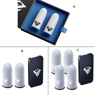 Sweatproof Finger Sleeve Breathable for Mobile Games, Finger Cover Game Controller Touch Screen Gaming Thumb Gloves