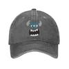 Monsters Inc Sulley Face Baseball Cap Retro Distressed Washed  Snapback Hat for Unisex Women Outdoor Summer Adjustable Hats Cap