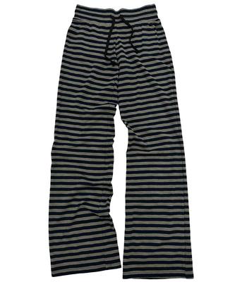 SCULPTOR Classic Striped Jersey Pants Navy
