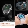 Dla Casio G-SHOCK GA-2100 Zmodyfikowana koperta na pasek Glacier Przezroczysta Galaretkowa Koperta PC Żywiczny pasek Akcesoria osobowościowe do zegarka GA2100