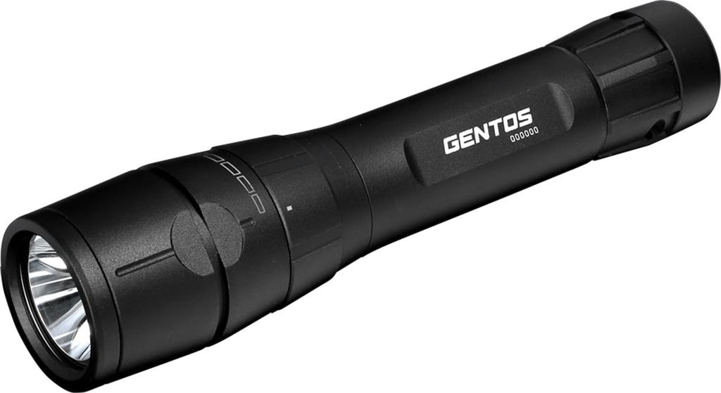GENTOS G Series LED USB 1250 Run and Waterproof To Uses Dedicated Rechargeable Battery GF-216RG Flashlight, Rechargeable, Lumens, 3-Hour Time,