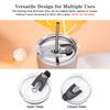 500ml Outdoor Titanium Teacup Double Wall Camping Beer Cup 500ml Water Cup with Lip Camping Equipment Picnic Cookware
