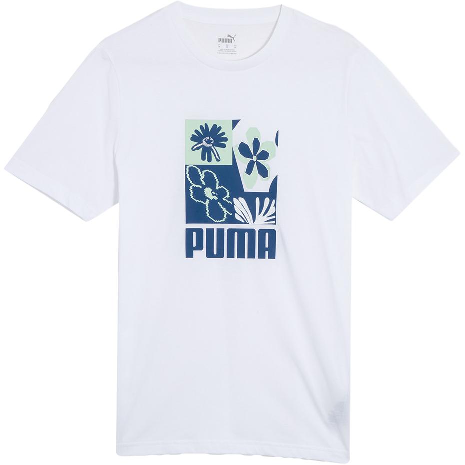 Puma Graphic Breathable Moisture-Wicking Crew Neck Short Sleeve T-Shirt Unisex Tops 684371-02