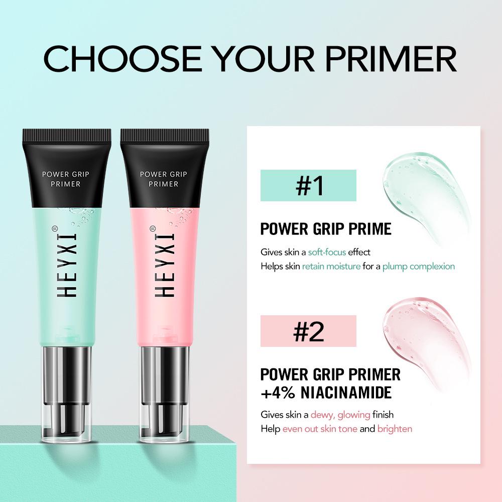 HEYXI Han Yuanxi Makeup Primer: Moisturizing, Concealing, and Pore-Minimizing.
