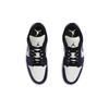 Jordan Air Jordan 1 Slip Resistant Abrasion Resistant Low Top Skateboard Shoes Unisex White Blue Black 553558-132(Team963-SBOX)