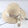 Women's Versatile Sun Protection Straw Hat, Summer 2026 Fashion, Wide Brim for Outdoor and Street Wear