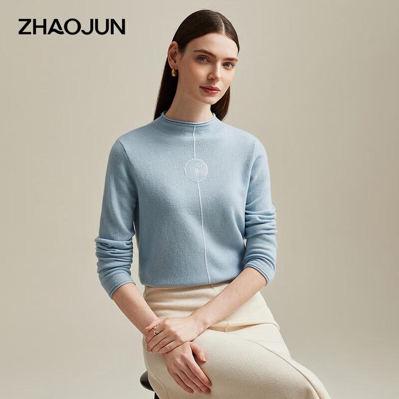 Zhao Jun Women's Pure Cashmere Mock Neck Sweater