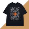 Summer Unisex Tshirt Printed With Patterns Summer Short Sleeved Street Style Casual Pure Cotton Clothing Tshirt