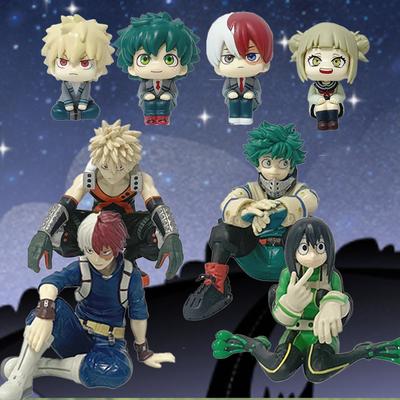 My Hero Academia Anime Figur Midoriya Izuku Bakugou Katsuki Todoroki So Asui Tsuyu PVC Actionfigur Sammlermodell Spielzeug