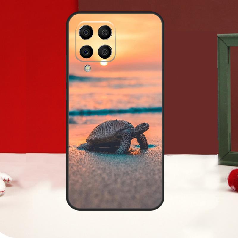 Swimming Freshwater Sea Turtles Case For Samsung Galaxy M14 M34 M54 M13 M53 M56 M52 M32 M16 M11 M21 M31 M35 M12 M15 M36 M55