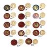 30mm Round Metal Seal Stamp for Invitation Scrapbooking Embellishment Metal Embossing Stamp Round Seal Stamp for Craft