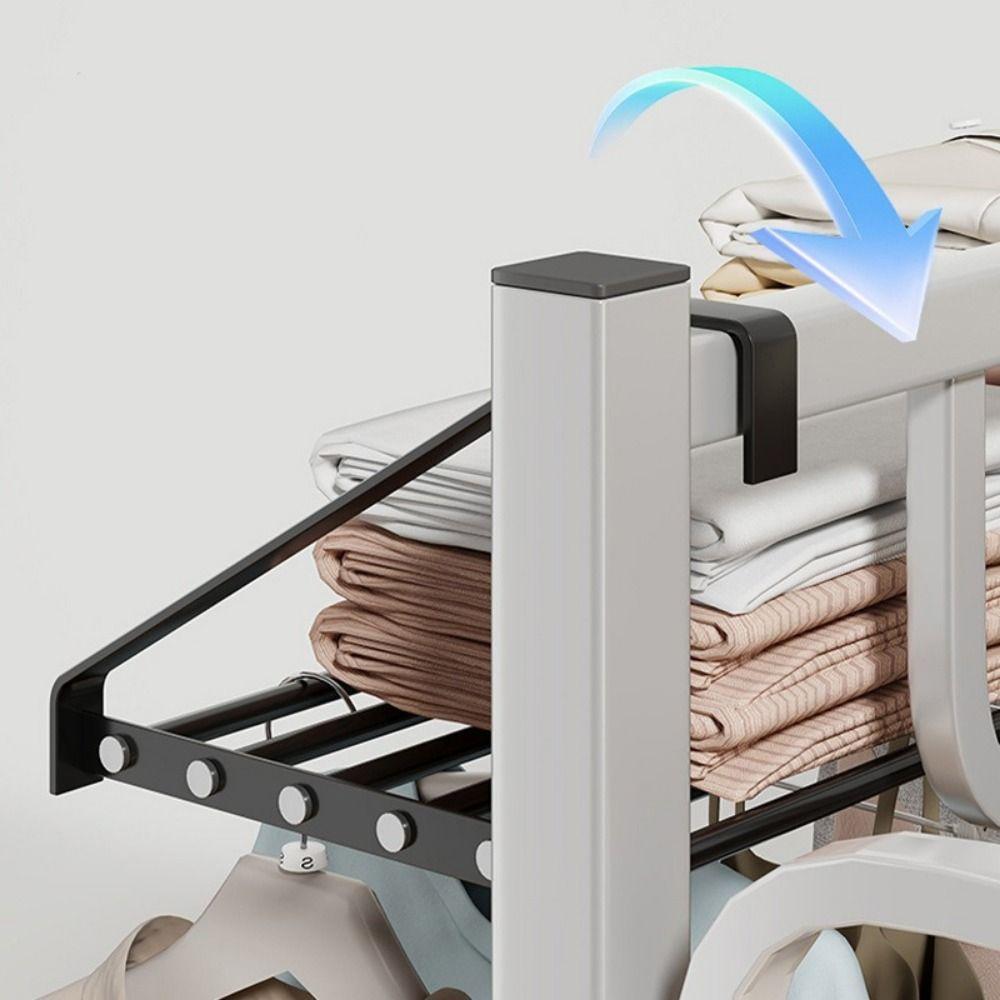 Space Saving Iron Shoe Drying Rack Wall Mounted Hanging Clothes Rack Railings Windowsill