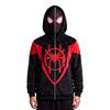Grafik Baskılı Çocuk Cadılar Bayramı Günlük Fermuarlı Kapüşonlu Sweatshirt Erkek ve Kız Çocuk Kostümü