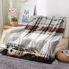 1PC Custom Name Nürburgring Patterned Flannel Blanket Suitable For All Seasons for Home Decor Warmth and Comfort Gifts Holiday Present