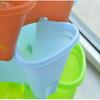 3/4 Petal Vertical Pot Plastic Planting Container Durable Stackable Flower Pot  Home