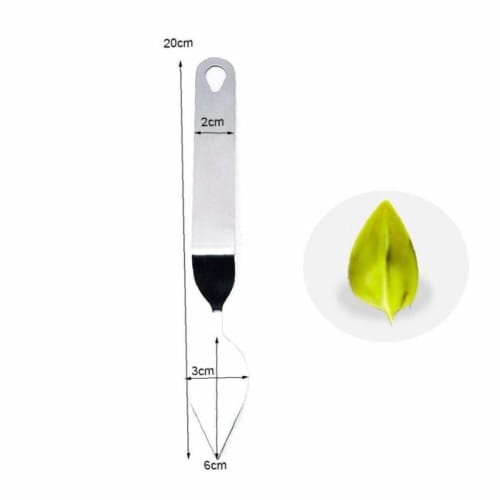 Set of 5 Stainless Steel Palette Knives, Cake Spatulas, Feather Leaf, Chocolate, Mousse, Baking Utensils