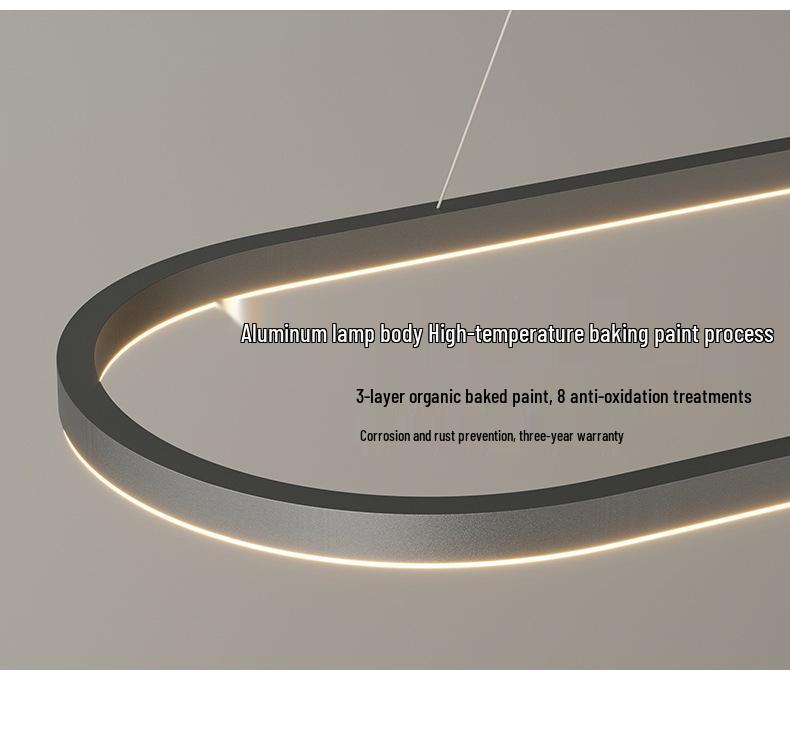 Nordic Modern Minimalist Chandelier for Dining and Reception Rooms