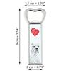Dogo Argentino – Bottle opener with a dog, personalized fridge opener | Art-Dog