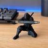 DYS 3D Printed Ninja Pen Holder, Unique Figurine, Creative Desktop Organizer, Desk Decor Craft for Storage